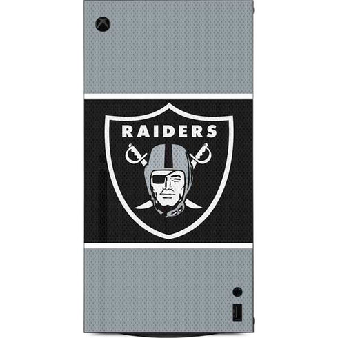 NFL Las Vegas Raiders Zone Block XBox Series X Digital Edition Console Skin