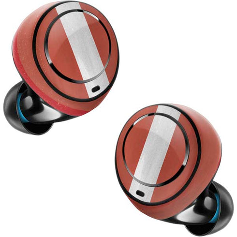 Latvia Flag Distressed Amazon Echo Buds Skin