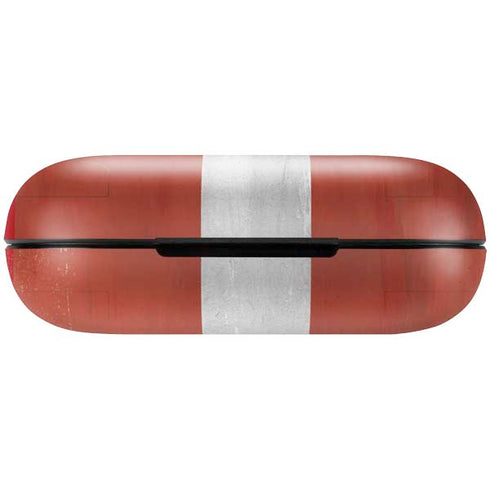 Latvia Flag Distressed Amazon Echo Buds Skin