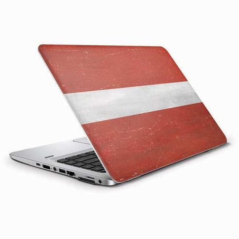 Latvia Flag Distressed HP Elitebook Skin