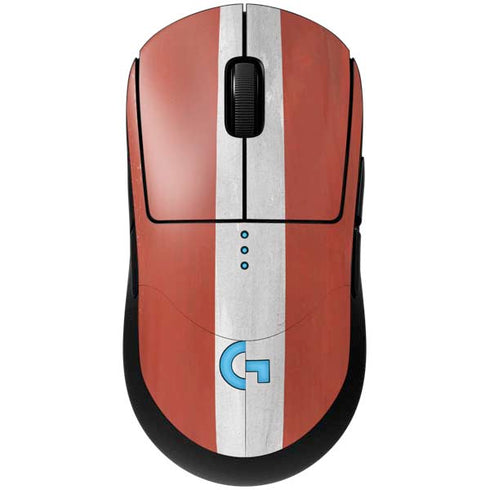 Latvia Flag Distressed G Pro Wireless Gaming Mouse Skin