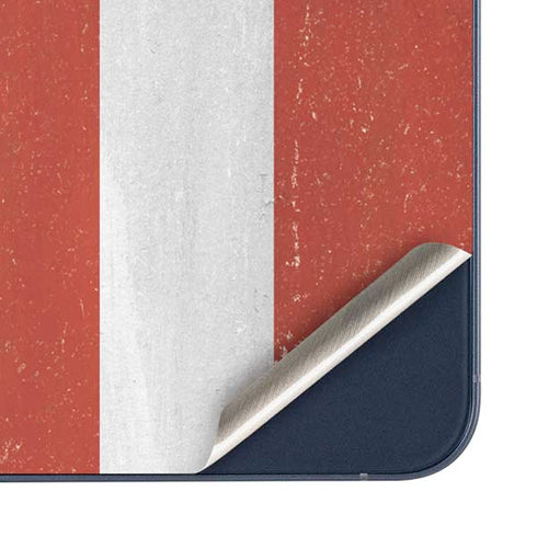Latvia Flag Distressed Galaxy A35 5G Skin