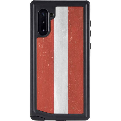 Latvia Flag Distressed Galaxy Cases