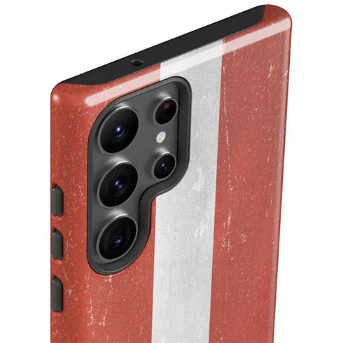 Latvia Flag Distressed Galaxy S23 Ultra Pro Case