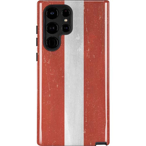 Latvia Flag Distressed Galaxy Cases