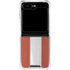 Latvia Flag Distressed Galaxy Z Flip6 Clear Case