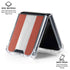 Latvia Flag Distressed Galaxy Z Flip6 Clear Case
