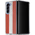 Latvia Flag Distressed Galaxy Z Fold5 5G Clear Case