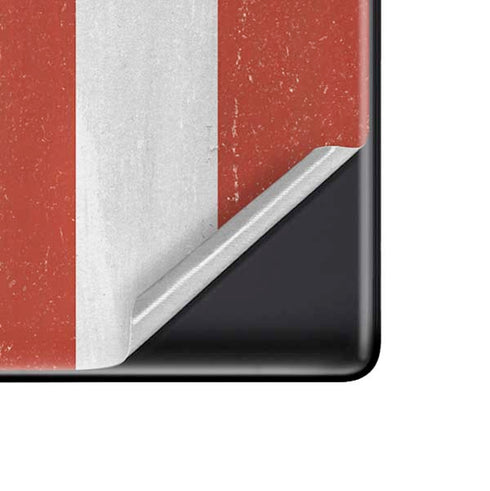 Latvia Flag Distressed Pixel Skins