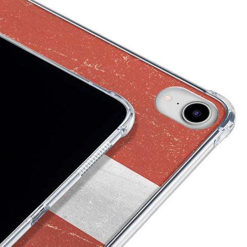 Latvia Flag Distressed iPad 11th Gen (2025) Clear Case