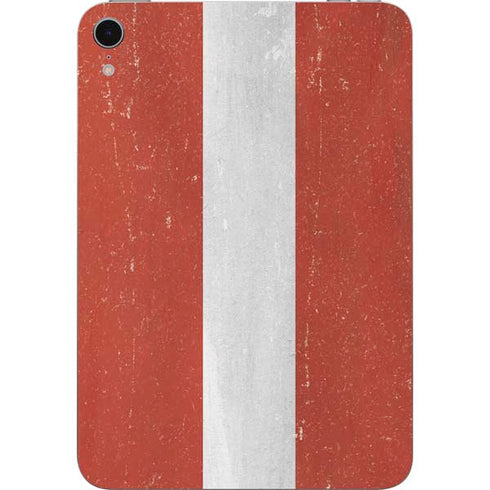 Latvia Flag Distressed Apple iPad Mini Skin