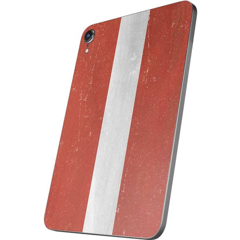 Latvia Flag Distressed Apple iPad Mini Skin