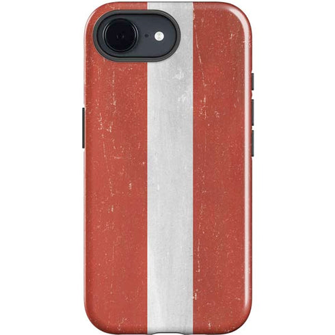 Latvia Flag Distressed iPhone 16e Impact Case