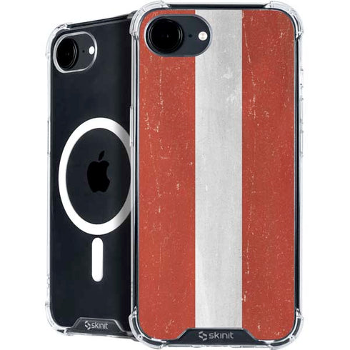 Latvia Flag Distressed iPhone 16e MagSafe Case