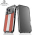 Latvia Flag Distressed iPhone 18 Pro Clear Case