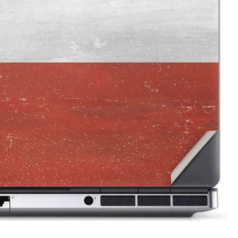 Latvia Flag Distressed Dell Precision Skin