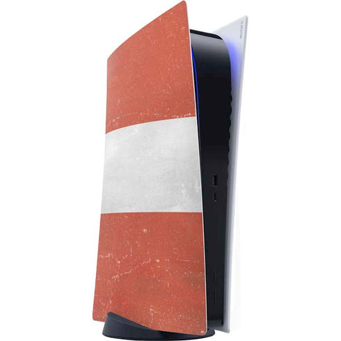 Latvia Flag Distressed PlayStation PS5 Skins