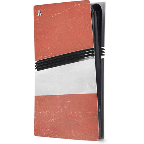 Latvia Flag Distressed PlayStation PS5 Skins