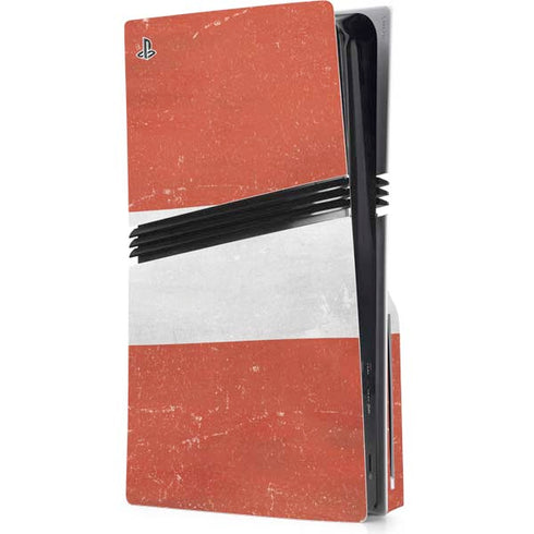 Latvia Flag Distressed PlayStation PS5 Skins