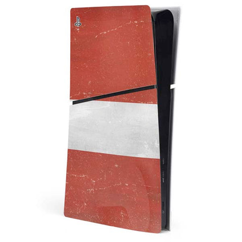 Latvia Flag Distressed PlayStation PS5 Skins