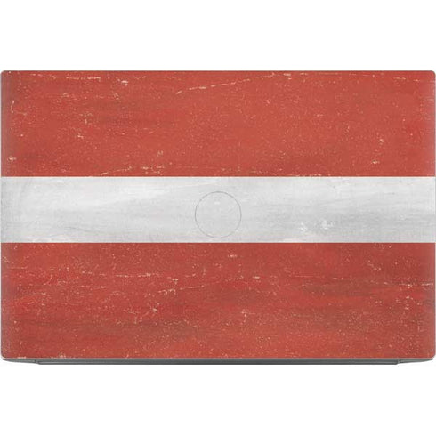 Latvia Flag Distressed Dell XPS Skin