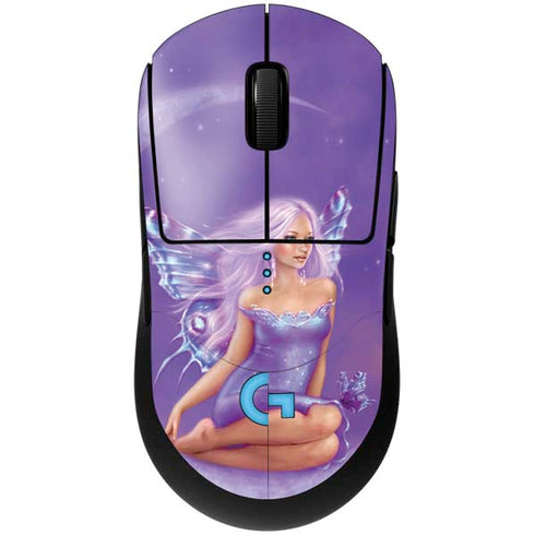 Lavender Moon Fairy by Rachel Anderson G Pro Wireless Gaming Mouse Skin