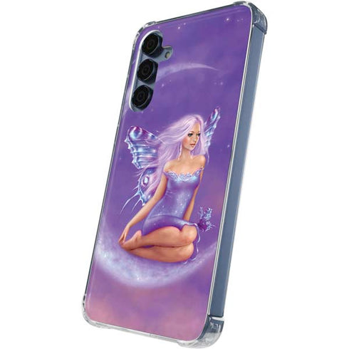 Lavender Moon Fairy by Rachel Anderson Galaxy A55 5G Clear Case