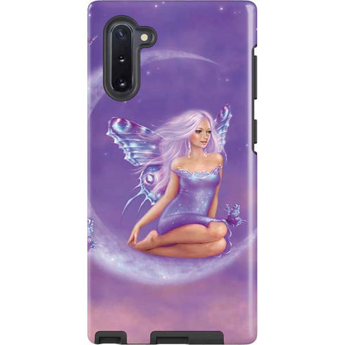 Lavender Moon Fairy by Rachel Anderson Galaxy Cases