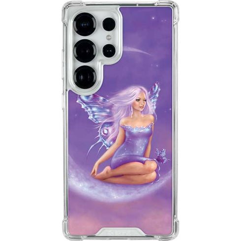 Lavender Moon Fairy by Rachel Anderson Galaxy S25 Ultra Clear Case