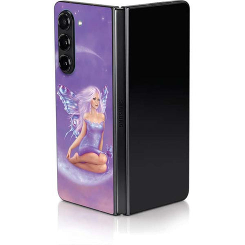 Lavender Moon Fairy by Rachel Anderson Galaxy Z Fold5 5G Skin
