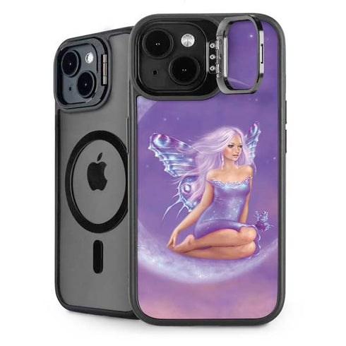 Lavender Moon Fairy by Rachel Anderson iPhone 15 Kickstand Case