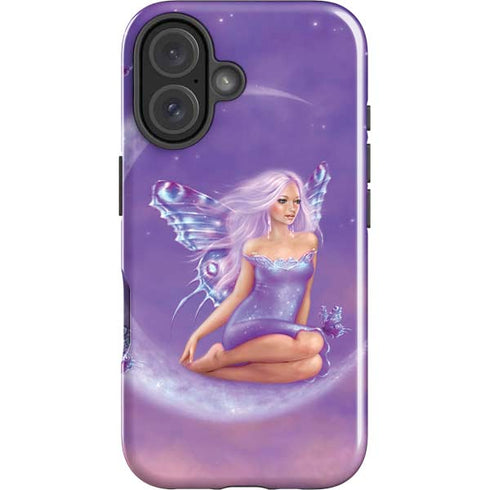 Lavender Moon Fairy by Rachel Anderson iPhone 16 Plus Impact Case