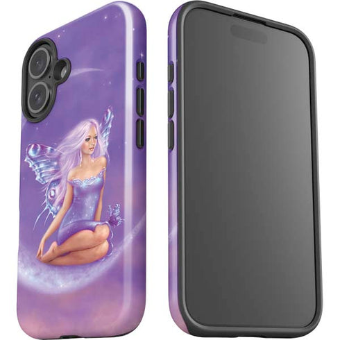 Lavender Moon Fairy by Rachel Anderson iPhone 16 Plus Impact Case