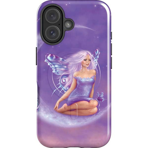 Lavender Moon Fairy by Rachel Anderson iPhone 16 Plus Magsafe Impact Case