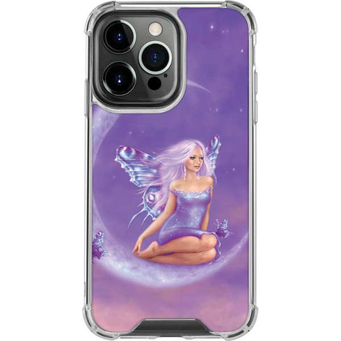 Lavender Moon Fairy by Rachel Anderson iPhone 16 Pro Clear Case