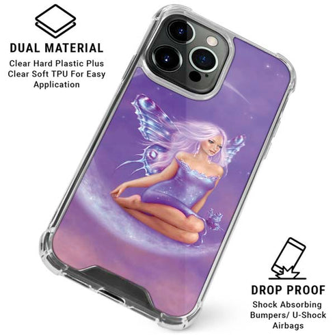 Lavender Moon Fairy by Rachel Anderson iPhone 16 Pro Clear Case