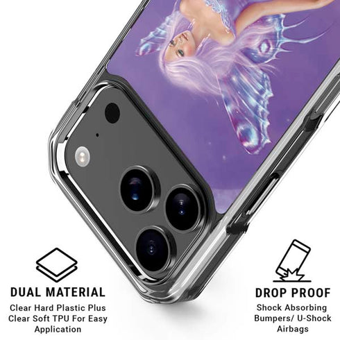 Lavender Moon Fairy by Rachel Anderson iPhone 18 Pro Clear Case