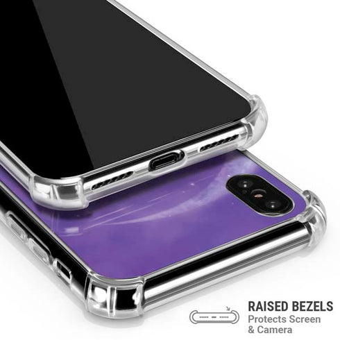 Lavender Moon Fairy by Rachel Anderson iPhone X/XS Clear Case