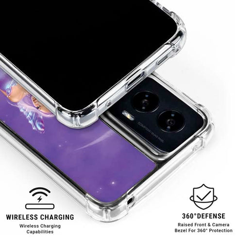 Lavender Moon Fairy by Rachel Anderson Moto G Power 5G (2024) Clear Case