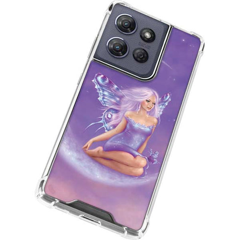 Lavender Moon Fairy by Rachel Anderson Moto G Power 5G (2025) Clear Case