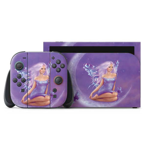Lavender Moon Fairy by Rachel Anderson Nintendo Skins