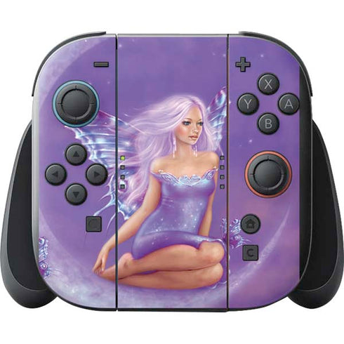 Lavender Moon Fairy by Rachel Anderson Nintendo Switch 2 (2025) with Joy-Con Skin