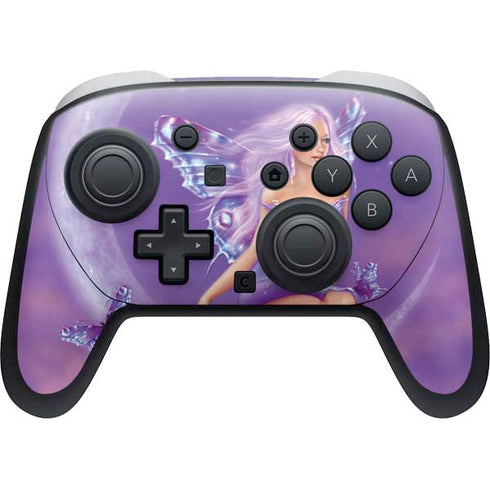 Lavender Moon Fairy by Rachel Anderson Nintendo Switch 2 (2025) Pro Controller Skin
