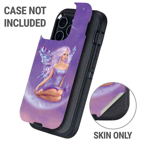 Lavender Moon Fairy by Rachel Anderson Otterbox Defender iPhone Skin