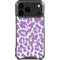 Lavender Snow Leopard Animal Print Color Pop iPhone 18 Pro Max Clear Case