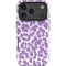 Lavender Snow Leopard Animal Print Color Pop iPhone 18 Pro Max Impact Case