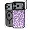 Lavender Snow Leopard Animal Print Color Pop iPhone 18 Pro Max Kickstand Case