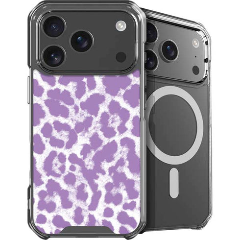 Lavender Snow Leopard Animal Print Color Pop iPhone 18 Pro Max MagSafe Case