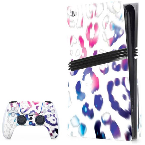 Lavish Leopard PS5 Pro Disk Bundle Skin