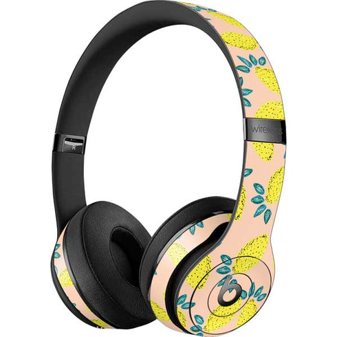 Bouffants and Broken Hearts Lemon Party Beats Solo 3 Wireless Skin